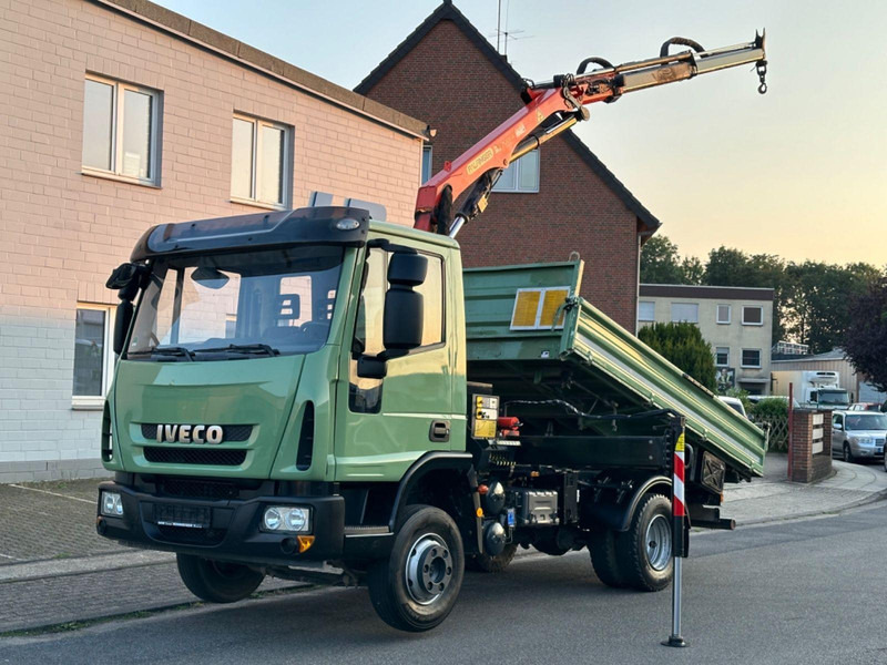Iveco ML 80E18K M Tipper + Crane Palfinger PK7001-K - Кипер, Камион со кран: слика 1 Iveco ML 80E18K M Tipper + Crane Palfinger PK7001-K - Кипер, Камион со кран: слика 1