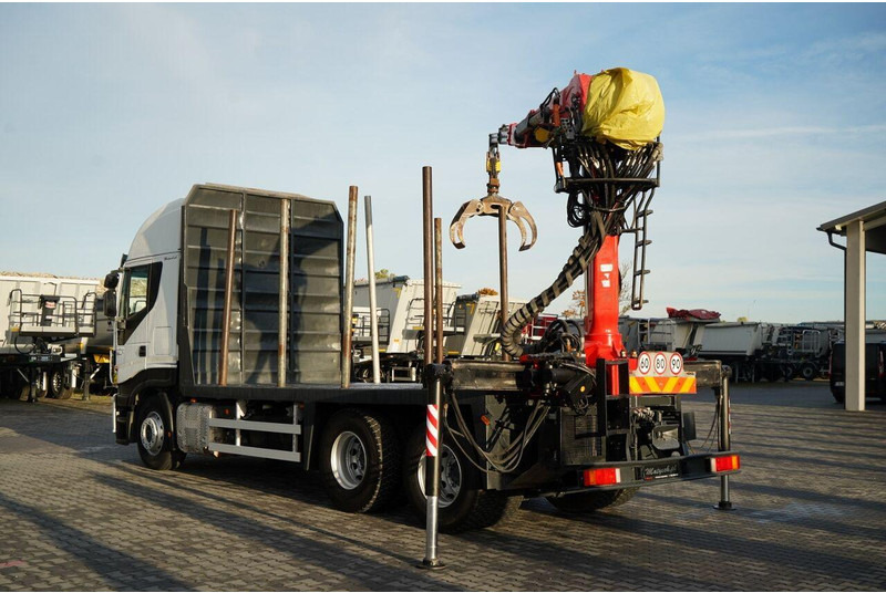 Iveco STRALIS 560 / 6X4 / DO DREWNA / DO DRZEWA / DO LASU / HDS PALFIN - Камион за дрва, Камион со кран: слика 4 Iveco STRALIS 560 / 6X4 / DO DREWNA / DO DRZEWA / DO LASU / HDS PALFIN - Камион за дрва, Камион со кран: слика 4