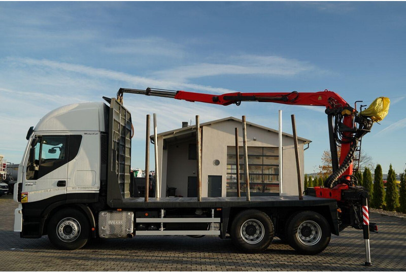Iveco STRALIS 560 / 6X4 / DO DREWNA / DO DRZEWA / DO LASU / HDS PALFIN - Камион за дрва, Камион со кран: слика 3 Iveco STRALIS 560 / 6X4 / DO DREWNA / DO DRZEWA / DO LASU / HDS PALFIN - Камион за дрва, Камион со кран: слика 3