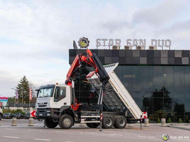 Iveco TRAKKER 360 6x6 PALFINGER PK 36002 Crane Kipper - Кипер, Камион со кран: слика 1 Iveco TRAKKER 360 6x6 PALFINGER PK 36002 Crane Kipper - Кипер, Камион со кран: слика 1