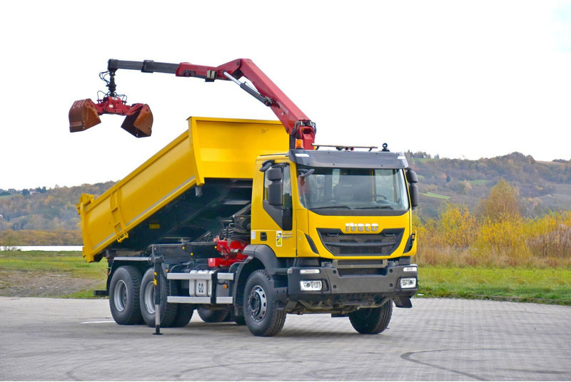 Iveco TRAKKER 360 * Kipper 4,90m* KRAN/FUNK*6x4 - Кипер, Камион со кран: слика 2 Iveco TRAKKER 360 * Kipper 4,90m* KRAN/FUNK*6x4 - Кипер, Камион со кран: слика 2
