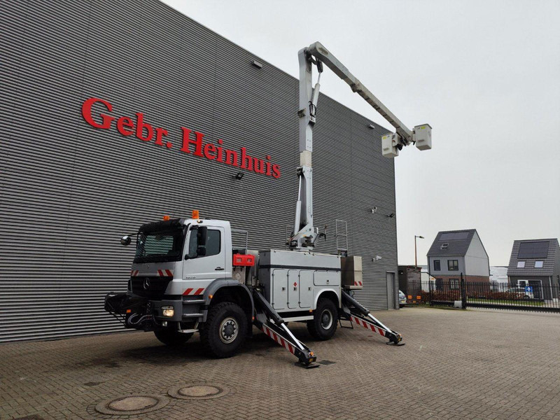 Камион, Камион со кран Mercedes-Benz Axor 1824 - Lifting basket: слика 7