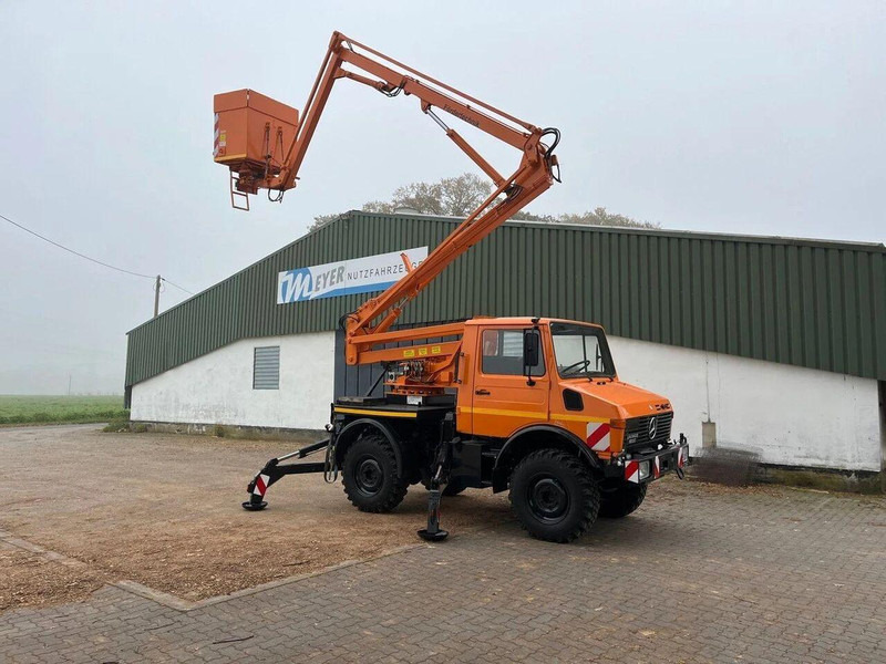 Mercedes-Benz Unimog 1200 4x4 - Lifting basket - Камион, Камион со кран: слика 4 Mercedes-Benz Unimog 1200 4x4 - Lifting basket - Камион, Камион со кран: слика 4
