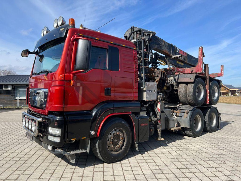 MAN TGS 26.540 6x4 Darus nyergesvontató + rönkszállító pótkocsi Logl - Камион влекач: слика 3 MAN TGS 26.540 6x4 Darus nyergesvontató + rönkszállító pótkocsi Logl - Камион влекач: слика 3