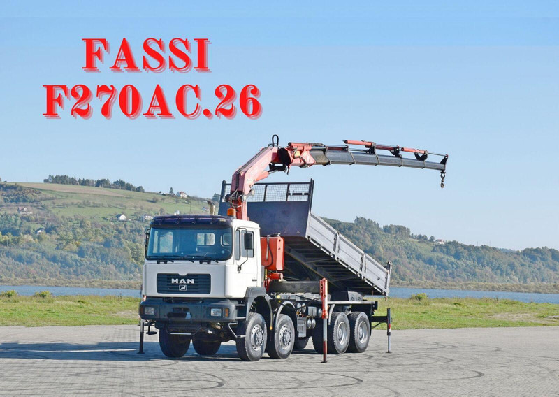 MAN 41.460 *FASSI F270AC.26 * 8x8 ! TOPZUSTAND - Кипер, Камион со кран: слика 1 MAN 41.460 *FASSI F270AC.26 * 8x8 ! TOPZUSTAND - Кипер, Камион со кран: слика 1