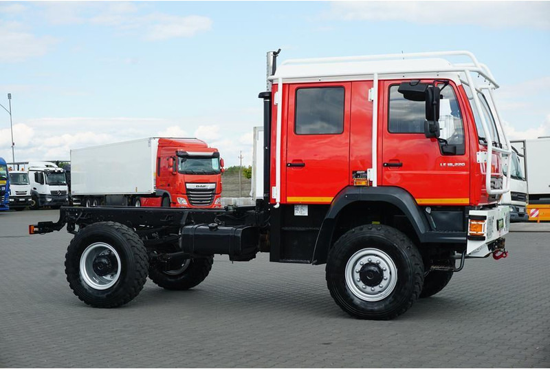 MAN LE 220 / 4 X 4 / DOKA / DO ZABUDOWY / KAMPER - Камион со кабинска шасија: слика 4 MAN LE 220 / 4 X 4 / DOKA / DO ZABUDOWY / KAMPER - Камион со кабинска шасија: слика 4