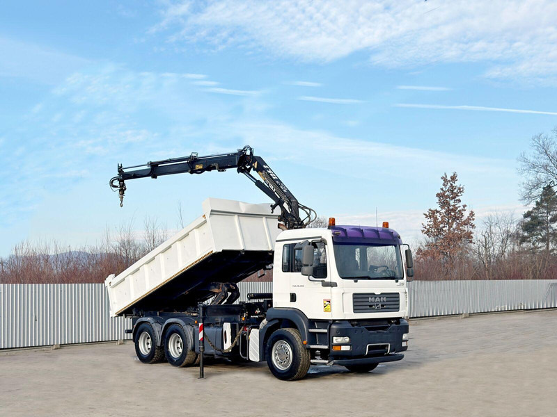MAN TGA 26.350 * KIPPER 4,90m + TEREX ATLAS * 6x4 * - Камион со платформа, Камион со кран: слика 2 MAN TGA 26.350 * KIPPER 4,90m + TEREX ATLAS * 6x4 * - Камион со платформа, Камион со кран: слика 2