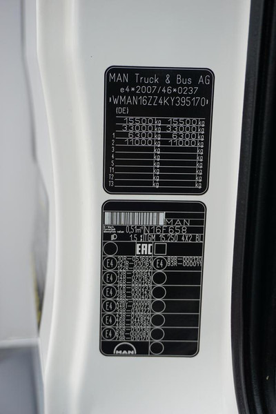 Камион ладилник MAN TGM / 15.250 / EURO 6 / CHŁODNIA + WINDA / ŁAD. 6 750 KG / 18 PA: слика 11