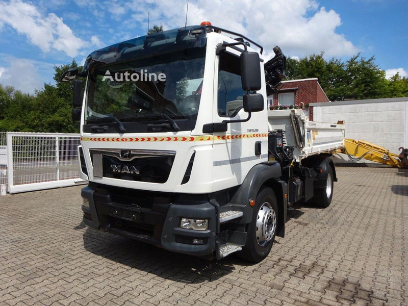 MAN TGM 15.290 - 3 way tipper+crane - Кипер, Камион со кран: слика 1 MAN TGM 15.290 - 3 way tipper+crane - Кипер, Камион со кран: слика 1
