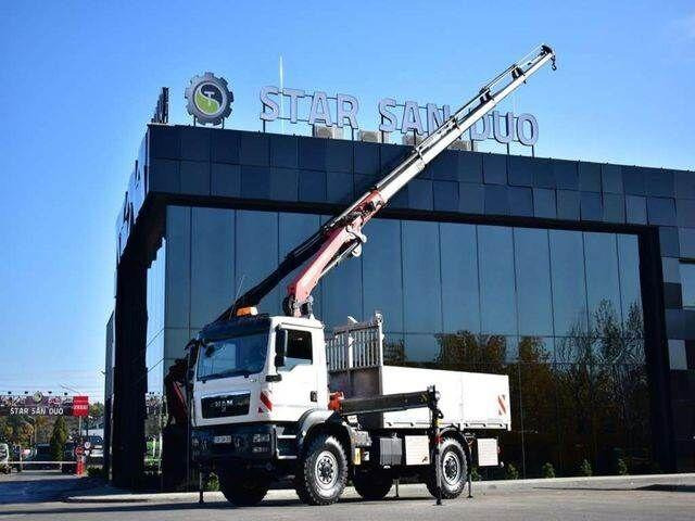 MAN TGM 18.340 4x4 PALFINGER PK 18002 CRANE WINCH - Камион со платформа, Камион со кран: слика 1 MAN TGM 18.340 4x4 PALFINGER PK 18002 CRANE WINCH - Камион со платформа, Камион со кран: слика 1