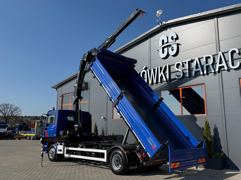 MAN TGM TGL 15.250 / E6 / wywrotka 3-S + HMF żuraw z pilotem / H - Кипер, Камион со кран: слика 3 MAN TGM TGL 15.250 / E6 / wywrotka 3-S + HMF żuraw z pilotem / H - Кипер, Камион со кран: слика 3
