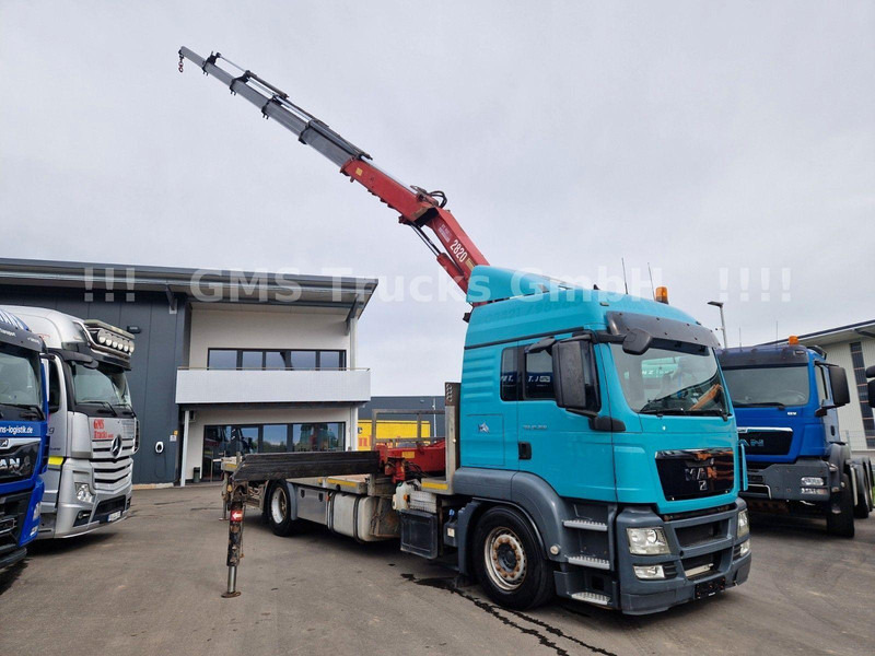 MAN TGS 18.360 Platform Crane HMF 2820 - Камион со платформа, Камион со кран: слика 3 MAN TGS 18.360 Platform Crane HMF 2820 - Камион со платформа, Камион со кран: слика 3