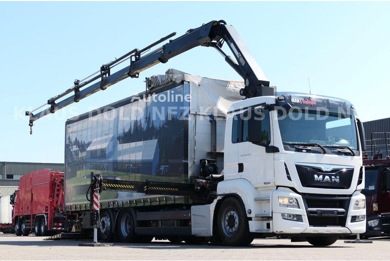 MAN TGS 22.440 - Curtain side+crane 6x2 - Камион со церада: слика 2 MAN TGS 22.440 - Curtain side+crane 6x2 - Камион со церада: слика 2
