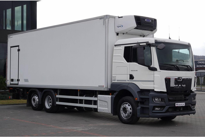 MAN TGS 26.360 / 6x2 / CHŁODNIA -8,2 M / AGREGAT CARRIER SUPRA 850 / - Камион ладилник: слика 1 MAN TGS 26.360 / 6x2 / CHŁODNIA -8,2 M / AGREGAT CARRIER SUPRA 850 / - Камион ладилник: слика 1