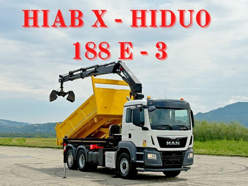 MAN TGS 26.400 * HIAB X-HIDUO 188 E-3 + FUNK * 6x4 - Кипер, Камион со кран: слика 1 MAN TGS 26.400 * HIAB X-HIDUO 188 E-3 + FUNK * 6x4 - Кипер, Камион со кран: слика 1