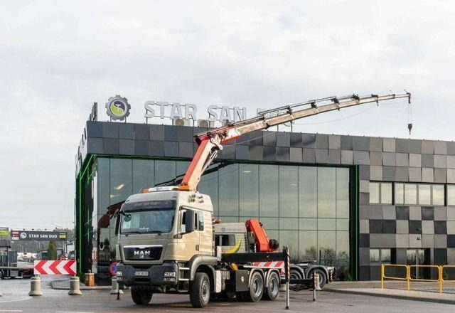 MAN TGS 26.480 6x6 PALFINGER PK 34002 SH Crane Winc - Камион со платформа, Камион со кран: слика 1 MAN TGS 26.480 6x6 PALFINGER PK 34002 SH Crane Winc - Камион со платформа, Камион со кран: слика 1