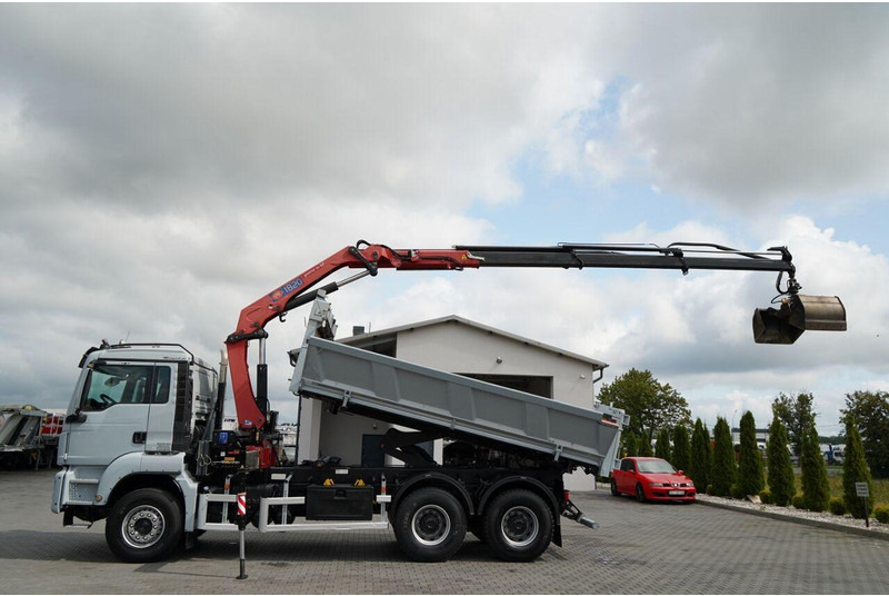 MAN TGS 33.360 / WYWROTKA + HDS - Кипер, Камион со кран: слика 3 MAN TGS 33.360 / WYWROTKA + HDS - Кипер, Камион со кран: слика 3