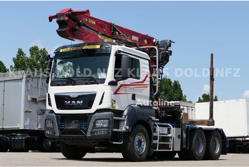 MAN TGS 33.500 - Timper truck+crane - Камион за дрва, Камион со кран: слика 1 MAN TGS 33.500 - Timper truck+crane - Камион за дрва, Камион со кран: слика 1