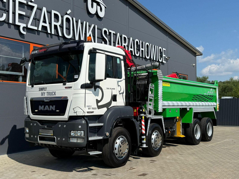 MAN TGS TGX 35.400 // 8x4 // E5 // wywrotka kiper + HDS z czerpakiem - Кипер, Камион со кран: слика 2 MAN TGS TGX 35.400 // 8x4 // E5 // wywrotka kiper + HDS z czerpakiem - Кипер, Камион со кран: слика 2