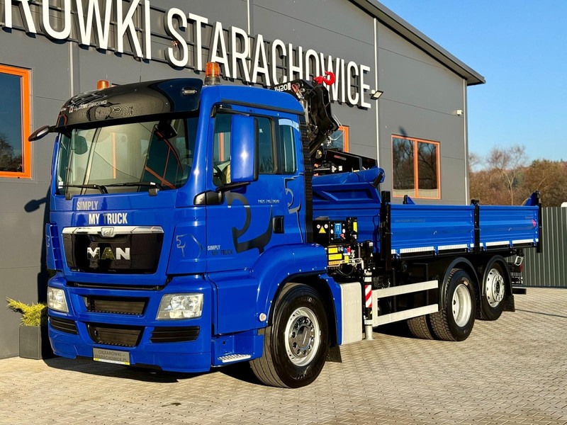 MAN TGS TGX TGL 26.360 Wywrotka 3S + HDS HMF // 4 x wusyw 12,6 m - Кипер, Камион со кран: слика 1 MAN TGS TGX TGL 26.360 Wywrotka 3S + HDS HMF // 4 x wusyw 12,6 m - Кипер, Камион со кран: слика 1