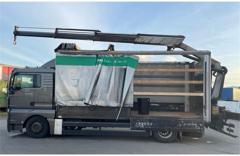 MAN TGX 18.400 Curtain Sider + Crane Palfinger 14002 EH - Камион сандучар: слика 4 MAN TGX 18.400 Curtain Sider + Crane Palfinger 14002 EH - Камион сандучар: слика 4
