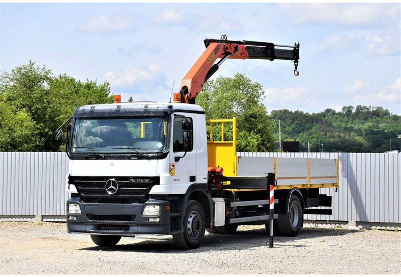 Mercedes-Benz ACTROS 1832 - Кипер, Камион со кран: слика 2 Mercedes-Benz ACTROS 1832 - Кипер, Камион со кран: слика 2
