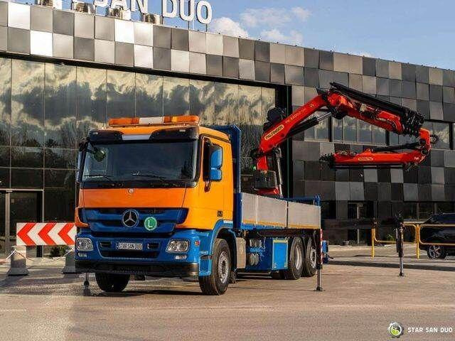 Mercedes-Benz ACTROS 2541 6x2 Palfinger PK 34002 Crane Winch - Камион со платформа, Камион со кран: слика 2 Mercedes-Benz ACTROS 2541 6x2 Palfinger PK 34002 Crane Winch - Камион со платформа, Камион со кран: слика 2