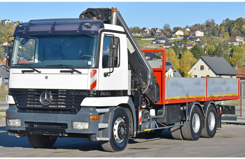 Mercedes-Benz ACTROS 2635 Pritsche - Камион со платформа, Камион со кран: слика 4 Mercedes-Benz ACTROS 2635 Pritsche - Камион со платформа, Камион со кран: слика 4