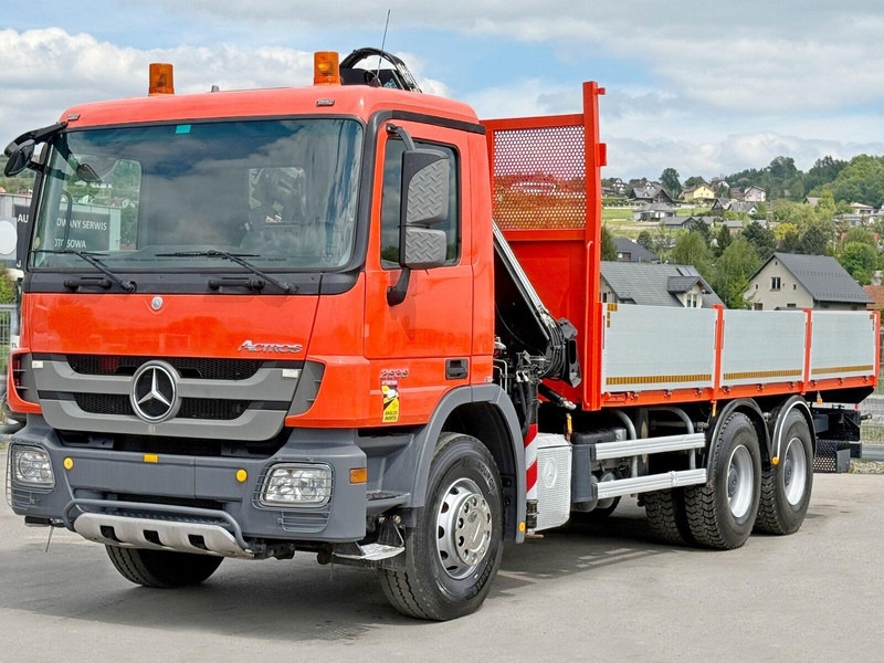 Mercedes-Benz ACTROS 2636 *HIAB 122 BS-2 HIDUO + FUNK/6x4 * TOP - Камион со платформа, Камион со кран: слика 3 Mercedes-Benz ACTROS 2636 *HIAB 122 BS-2 HIDUO + FUNK/6x4 * TOP - Камион со платформа, Камион со кран: слика 3