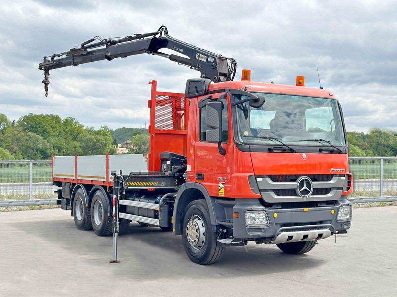 Mercedes-Benz ACTROS 2636 *HIAB 122 BS-2 HIDUO + FUNK/6x4 * TOP - Камион со платформа, Камион со кран: слика 2 Mercedes-Benz ACTROS 2636 *HIAB 122 BS-2 HIDUO + FUNK/6x4 * TOP - Камион со платформа, Камион со кран: слика 2