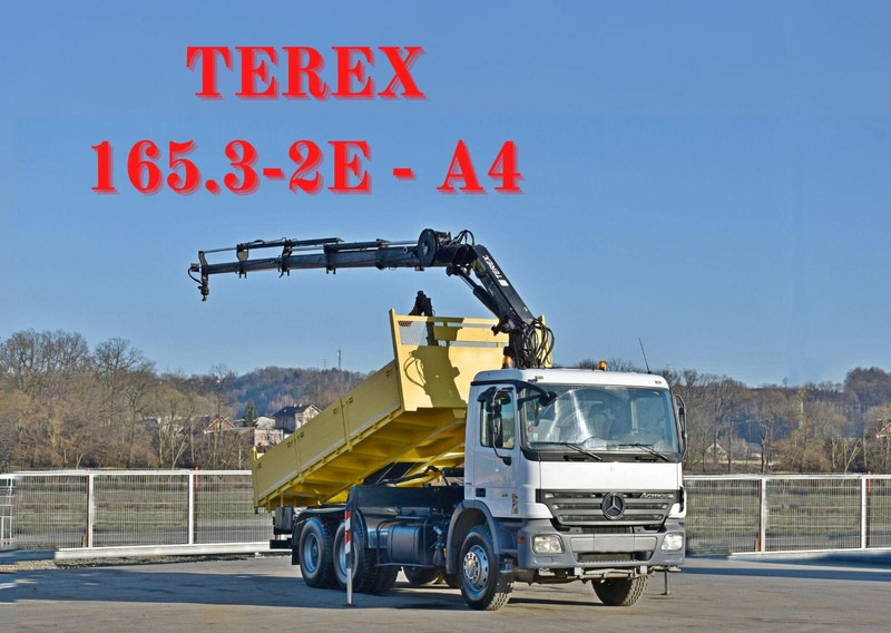 Mercedes-Benz ACTROS 2636 * TEREX 165.2E - A4 + FUNK/6x4 - Кипер, Камион со кран: слика 1 Mercedes-Benz ACTROS 2636 * TEREX 165.2E - A4 + FUNK/6x4 - Кипер, Камион со кран: слика 1