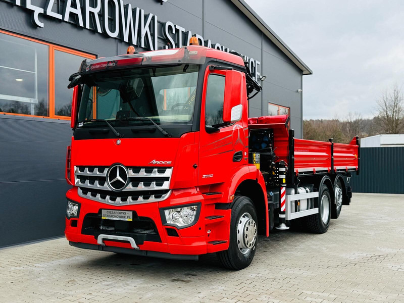 Mercedes-Benz AROCS 2532 // E6 // wywrotka 3-Stronna + PALFINGER PK 14001-EH / - Кипер, Камион со кран: слика 2 Mercedes-Benz AROCS 2532 // E6 // wywrotka 3-Stronna + PALFINGER PK 14001-EH / - Кипер, Камион со кран: слика 2