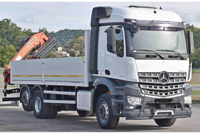 Mercedes-Benz AROCS 2542 - Камион со платформа, Камион со кран: слика 3 Mercedes-Benz AROCS 2542 - Камион со платформа, Камион со кран: слика 3