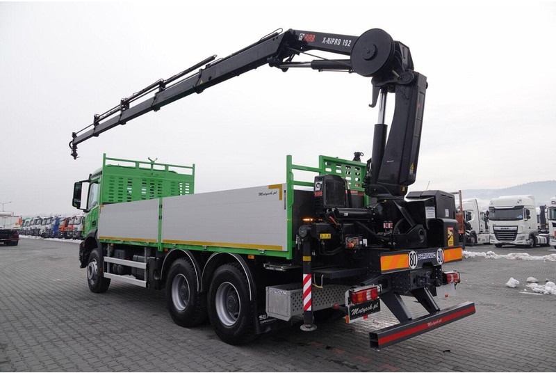 Mercedes-Benz AROCS 2636 / 6x4 / SKRZYNIOWY- 6,5 M / + HDS HIAB 4x wysów: 13 m - Камион со платформа, Камион со кран: слика 3 Mercedes-Benz AROCS 2636 / 6x4 / SKRZYNIOWY- 6,5 M / + HDS HIAB 4x wysów: 13 m - Камион со платформа, Камион со кран: слика 3