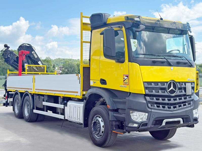 Mercedes-Benz AROCS 2636 *HIAB 166 D-4 HIDUO + FUNK* 6x4 - Камион со платформа, Камион со кран: слика 3 Mercedes-Benz AROCS 2636 *HIAB 166 D-4 HIDUO + FUNK* 6x4 - Камион со платформа, Камион со кран: слика 3