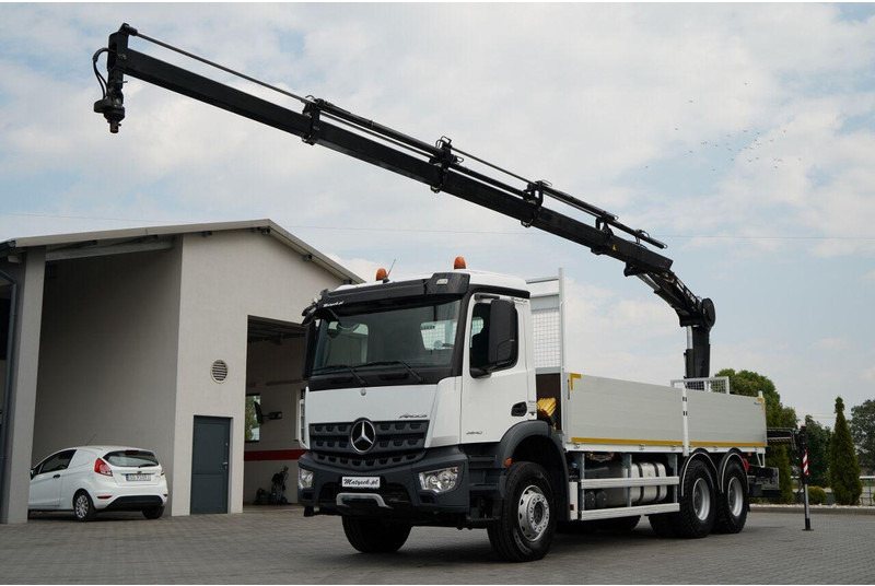 Mercedes-Benz / AROCS 2640 / 6x4 / SKRZYNIOWY - 6,5 M / HDS HIAB XS 144 / wysó - Камион со платформа, Камион со кран: слика 2 Mercedes-Benz / AROCS 2640 / 6x4 / SKRZYNIOWY - 6,5 M / HDS HIAB XS 144 / wysó - Камион со платформа, Камион со кран: слика 2