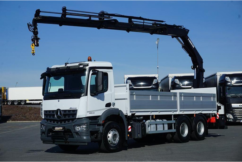 Mercedes-Benz AROCS / 2643 / 6 X 4 / SKRZYNIOWY + HDS / HIAB 228 E – 4 / WYS. - Камион со платформа, Камион со кран: слика 1 Mercedes-Benz AROCS / 2643 / 6 X 4 / SKRZYNIOWY + HDS / HIAB 228 E – 4 / WYS. - Камион со платформа, Камион со кран: слика 1