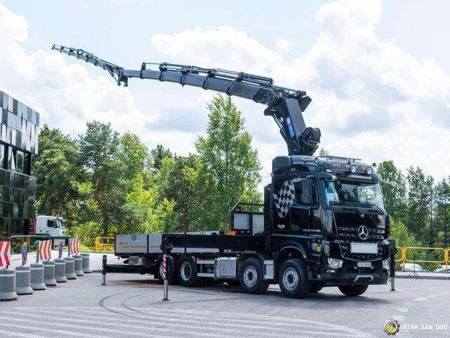 Mercedes-Benz AROCS 3251 8x4 HMF 8520 Fly Jib Winch - Камион со платформа, Камион со кран: слика 5 Mercedes-Benz AROCS 3251 8x4 HMF 8520 Fly Jib Winch - Камион со платформа, Камион со кран: слика 5