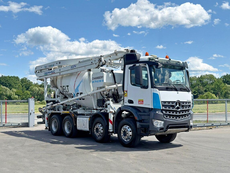 Mercedes-Benz AROCS 3743 * Betonpumpe + FUNK * 8x4 * TOP - Камион миксер за бетон: слика 1 Mercedes-Benz AROCS 3743 * Betonpumpe + FUNK * 8x4 * TOP - Камион миксер за бетон: слика 1