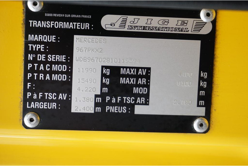 Камион со кабинска шасија Mercedes-Benz ATEGO / 1224 / ACC / EURO 6 / PODWOZIE DO ZABUDOWY / DŁ. 4,8 M: слика 11 Камион со кабинска шасија Mercedes-Benz ATEGO / 1224 / ACC / EURO 6 / PODWOZIE DO ZABUDOWY / DŁ. 4,8 M: слика 11