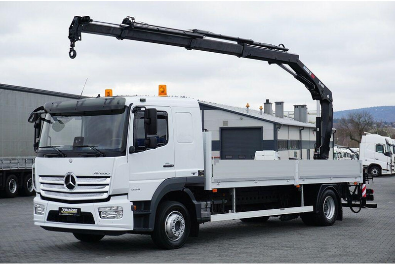 Mercedes-Benz ATEGO / 1224 / ACC / SKRZYNIOWY + HDS / HIAB 099 B - 3 DUO - Камион со платформа, Камион со кран: слика 2 Mercedes-Benz ATEGO / 1224 / ACC / SKRZYNIOWY + HDS / HIAB 099 B - 3 DUO - Камион со платформа, Камион со кран: слика 2
