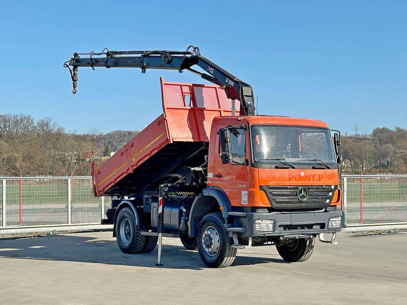 Mercedes-Benz AXOR 1829 * HIAB 1111 HIDUO + FUNK * TOP * 4x4 - Кипер, Камион со кран: слика 2 Mercedes-Benz AXOR 1829 * HIAB 1111 HIDUO + FUNK * TOP * 4x4 - Кипер, Камион со кран: слика 2
