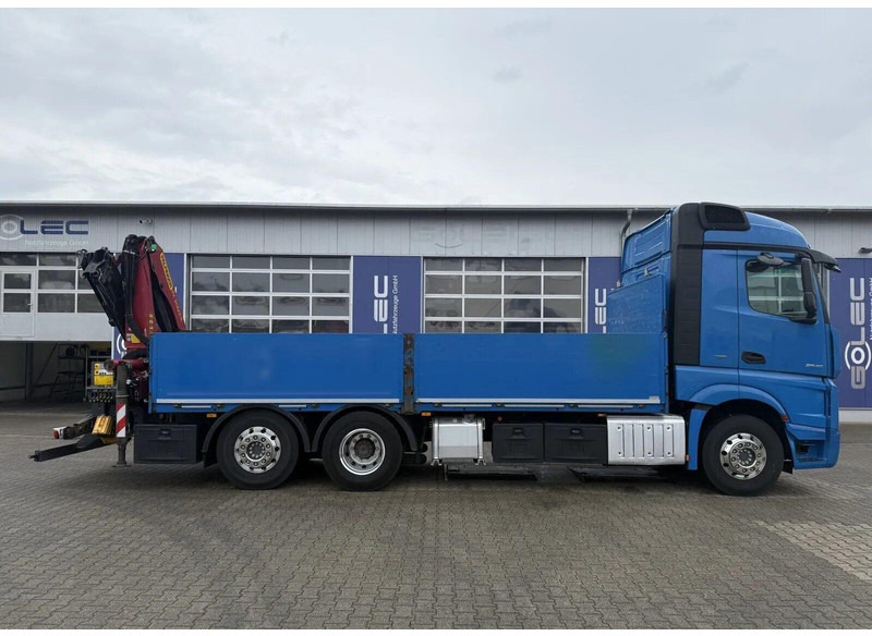 Mercedes-Benz Actros 2545 - Flatbed + crane 6x2 - Камион со платформа, Камион со кран: слика 5 Mercedes-Benz Actros 2545 - Flatbed + crane 6x2 - Камион со платформа, Камион со кран: слика 5
