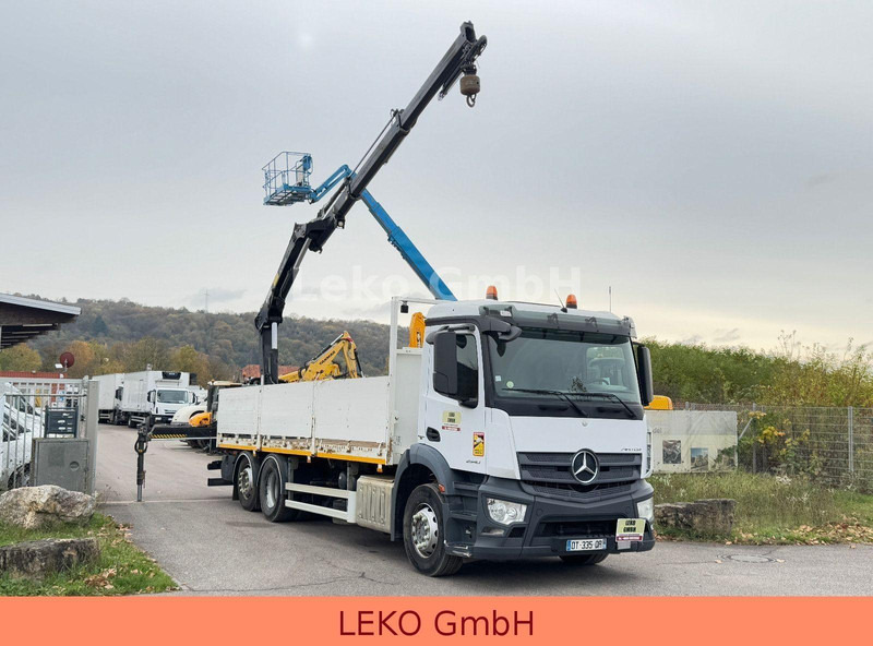 Mercedes-Benz Antos 2540 - Камион со платформа, Камион со кран: слика 2 Mercedes-Benz Antos 2540 - Камион со платформа, Камион со кран: слика 2