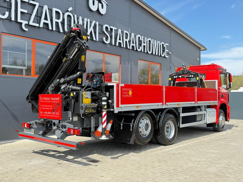 Mercedes-Benz Arocs Actros 2532 / E6 / 6x2 / skrzynia + żuraw Palfinger / budo - Камион со платформа, Камион со кран: слика 5 Mercedes-Benz Arocs Actros 2532 / E6 / 6x2 / skrzynia + żuraw Palfinger / budo - Камион со платформа, Камион со кран: слика 5