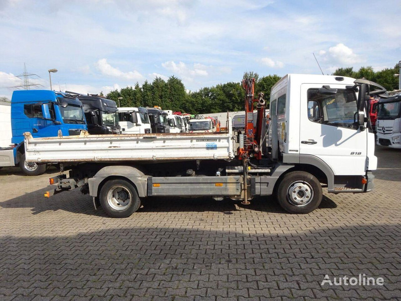 Mercedes-Benz Atego 818 - 3 way tipper+crane - Кипер, Камион со кран: слика 4 Mercedes-Benz Atego 818 - 3 way tipper+crane - Кипер, Камион со кран: слика 4