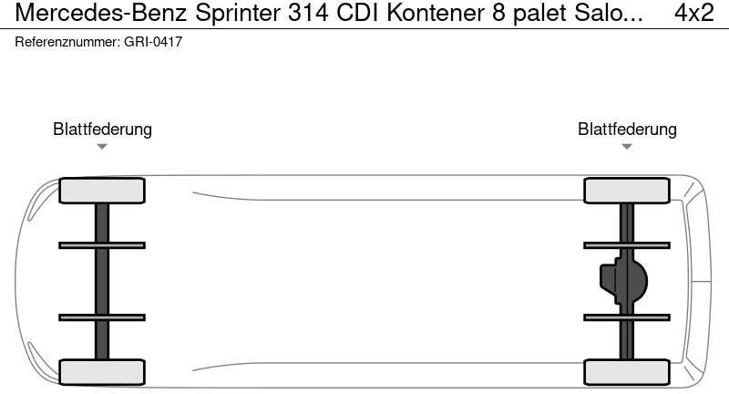Комбе ладилник Mercedes-Benz Sprinter 314 CDI Kontener 8 palet Salon PL, Jeden Właściciel: слика 13 Комбе ладилник Mercedes-Benz Sprinter 314 CDI Kontener 8 palet Salon PL, Jeden Właściciel: слика 13