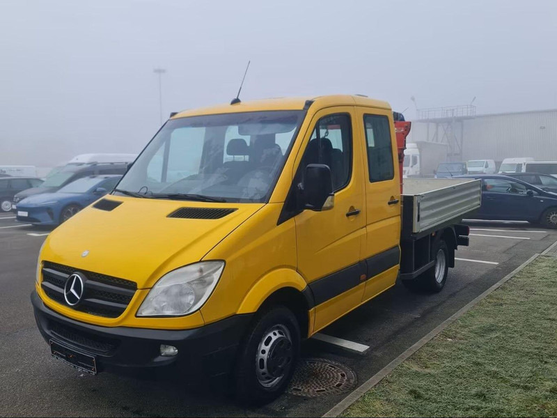 Mercedes-Benz Sprinter 519 CDI Doka - Flatbed truck + crane - Камион со платформа, Камион со кран: слика 1 Mercedes-Benz Sprinter 519 CDI Doka - Flatbed truck + crane - Камион со платформа, Камион со кран: слика 1