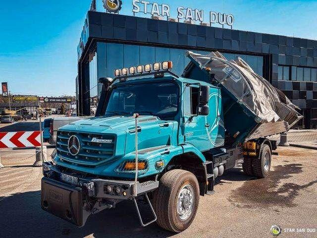 Mercedes-Benz Zetros 1833 4x4 Kipper Camper Chassis - Камион со кабинска шасија, Камион со кран: слика 4 Mercedes-Benz Zetros 1833 4x4 Kipper Camper Chassis - Камион со кабинска шасија, Камион со кран: слика 4