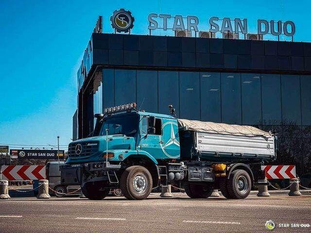 Mercedes-Benz Zetros 1833 4x4 Kipper Camper Chassis - Камион со кабинска шасија, Камион со кран: слика 1 Mercedes-Benz Zetros 1833 4x4 Kipper Camper Chassis - Камион со кабинска шасија, Камион со кран: слика 1